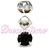 Machine Cut Chatons aka Rhinestones (in Sew On Settings)